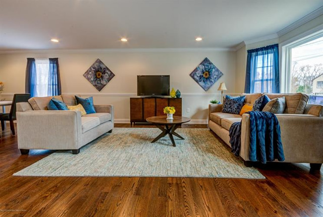 Home Staging of a Family Room New Jersey Home Staging Photo